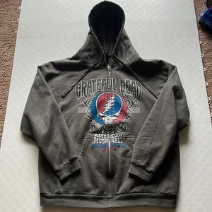 Grateful Dead Tour Full Zip Hoodie.